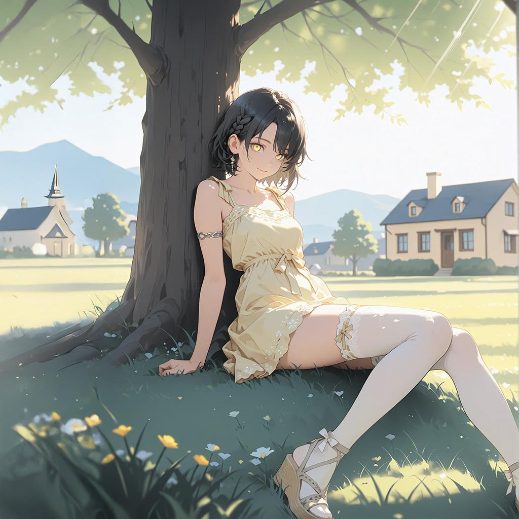 木陰で一休み
