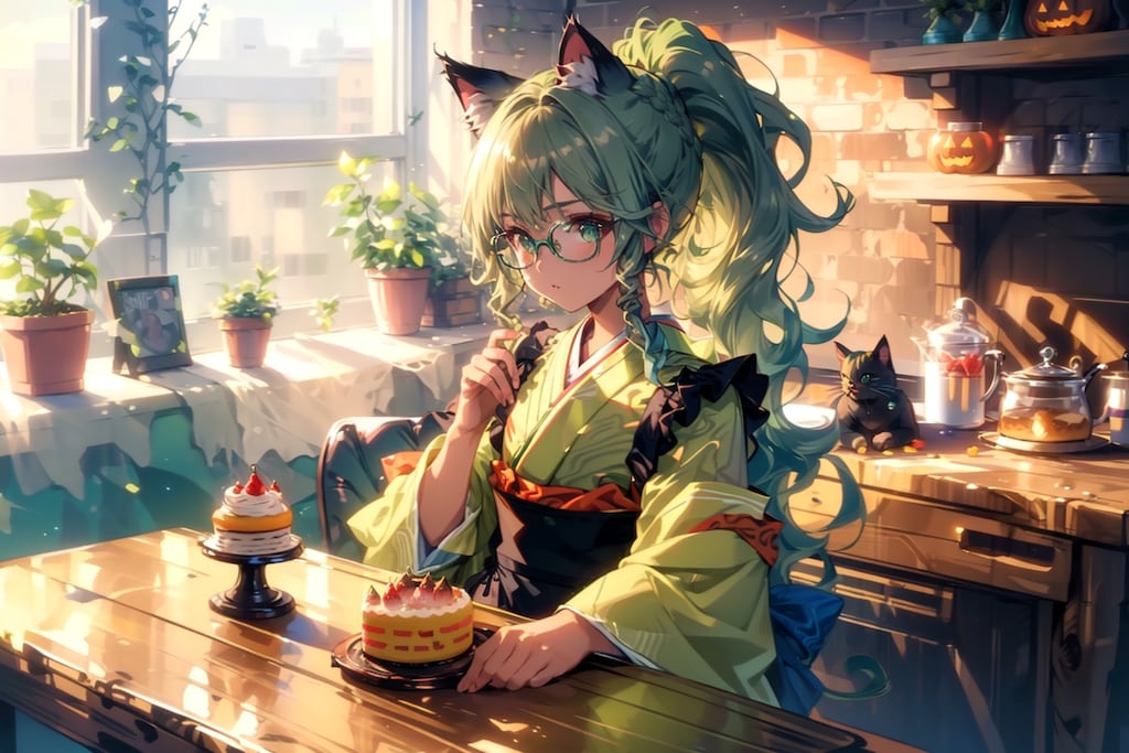 かぼちゃで何か作ってる