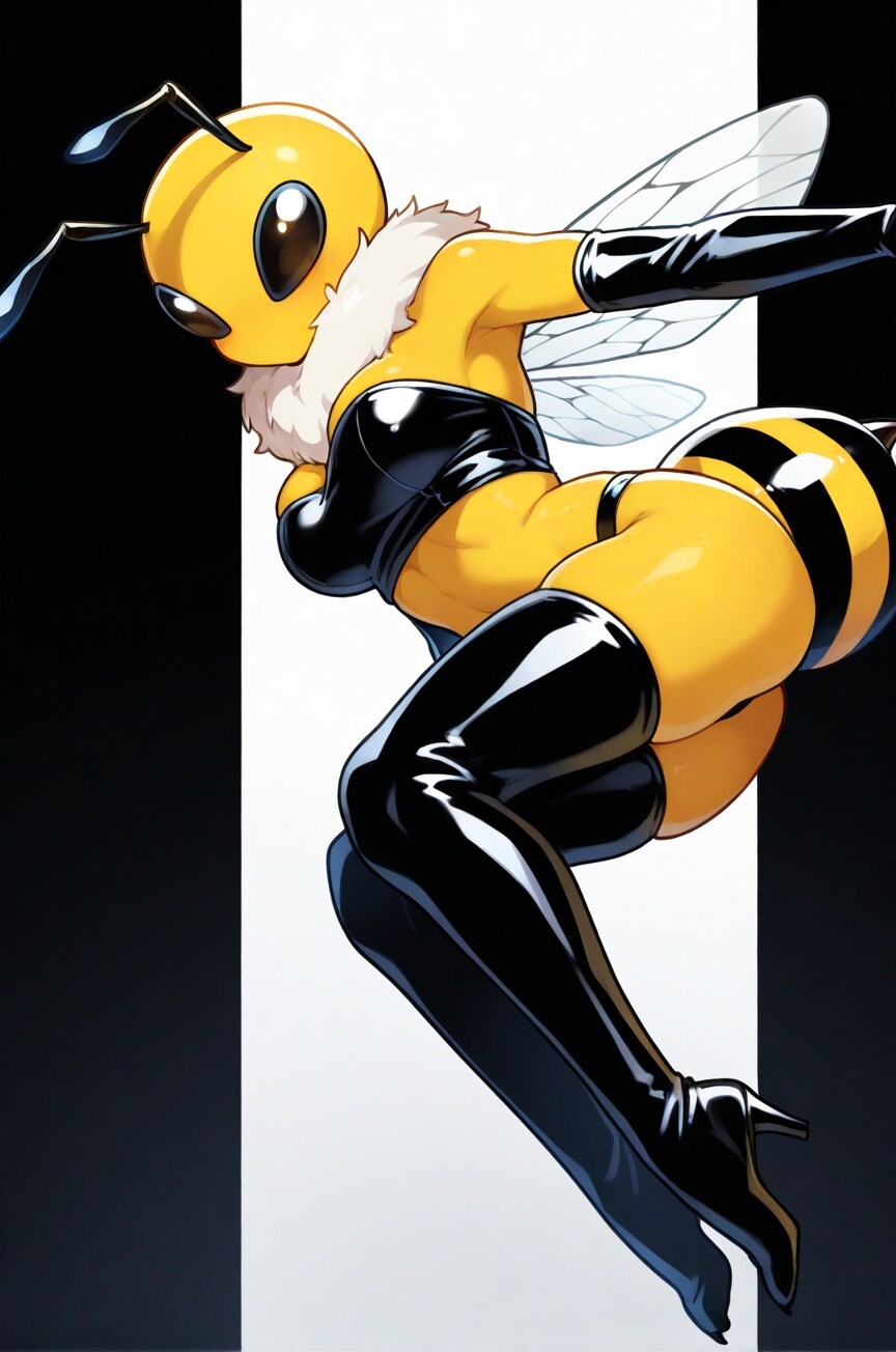 擬人化働きバチ | の人気AIイラスト・グラビア