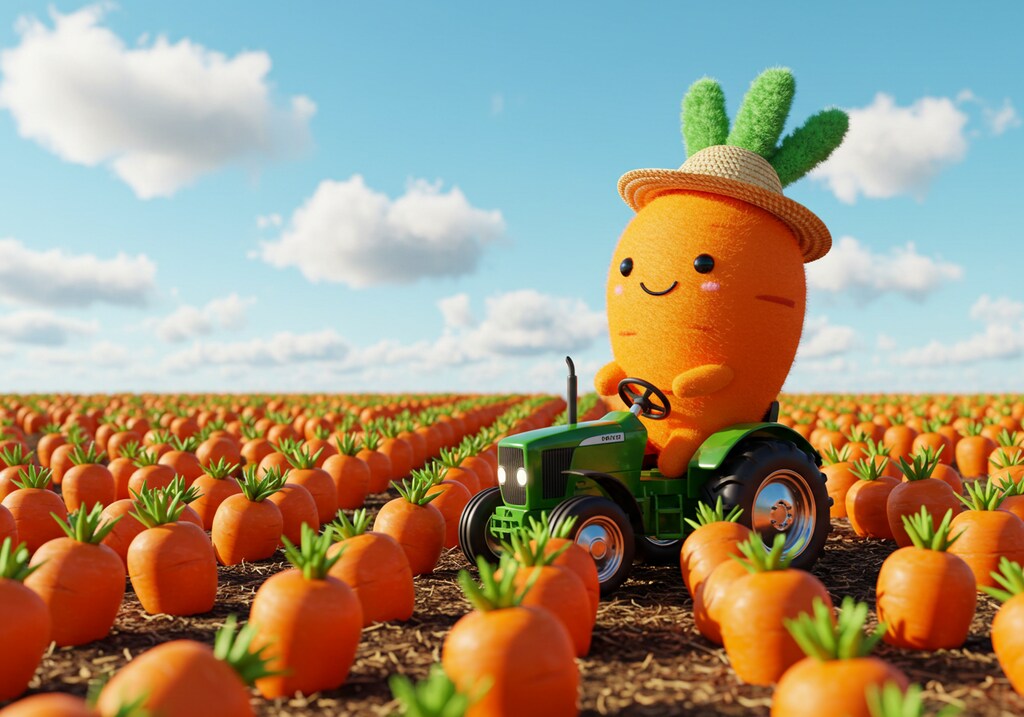 人参さんとトラクター