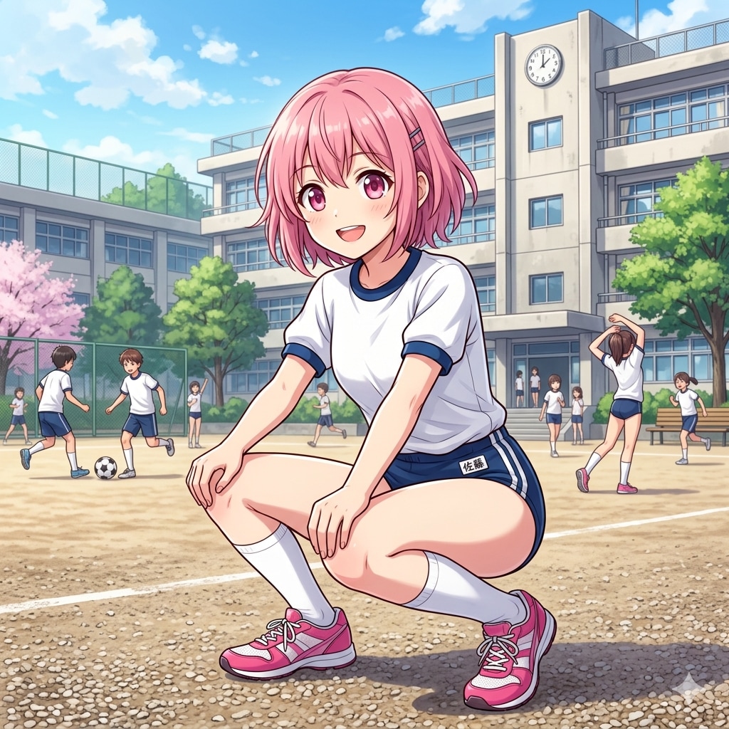 ブルマの女の子