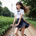 自転車女子 7枚目