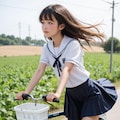 自転車女子 6枚目