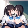 ローター百合少女 3枚目