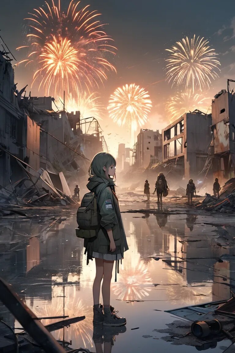 今終末の花火大会いく？ | の人気AIイラスト・グラビア