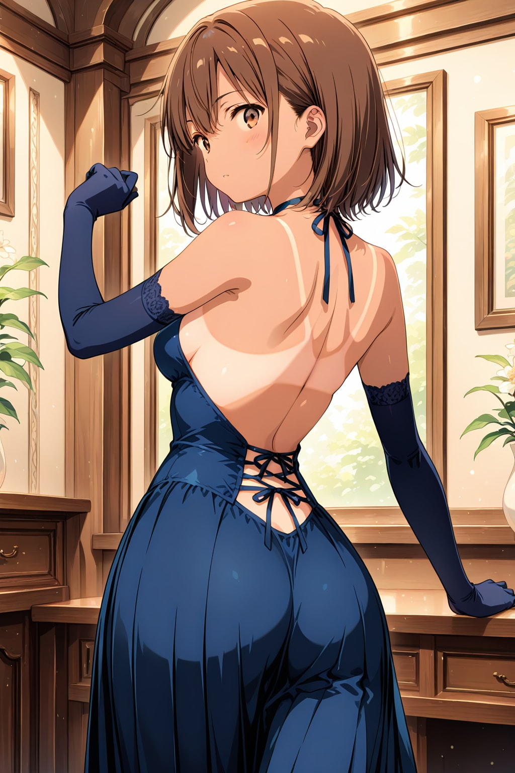 ドレス姿の夏希ちゃん