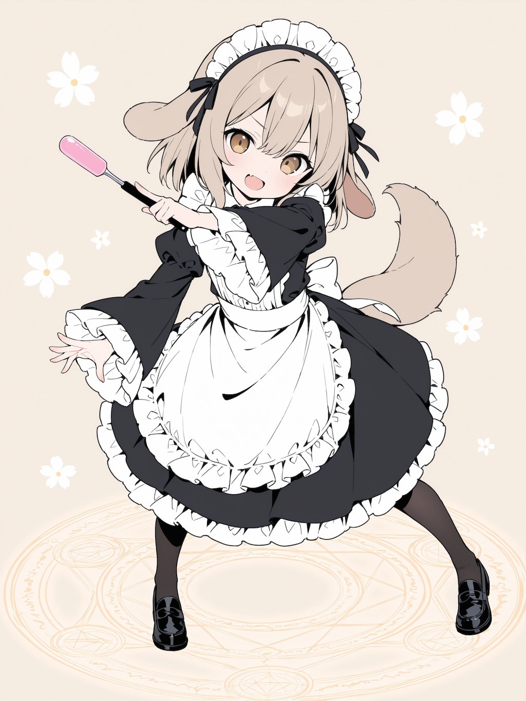 イヌミミロリの魔法使いメイド
