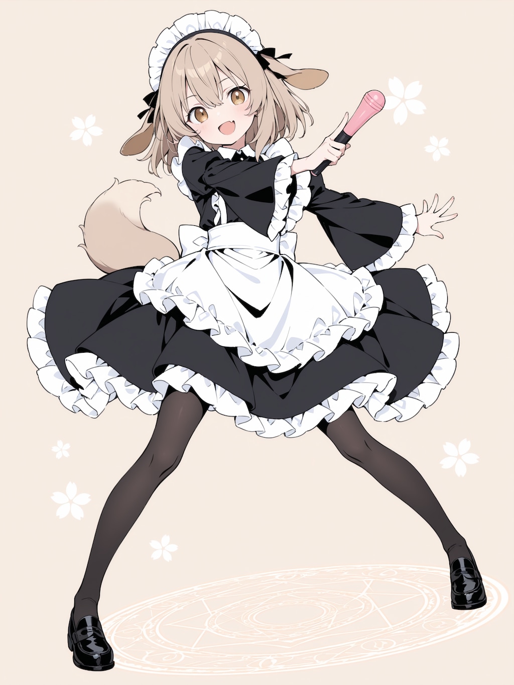 イヌミミロリの魔法使いメイド