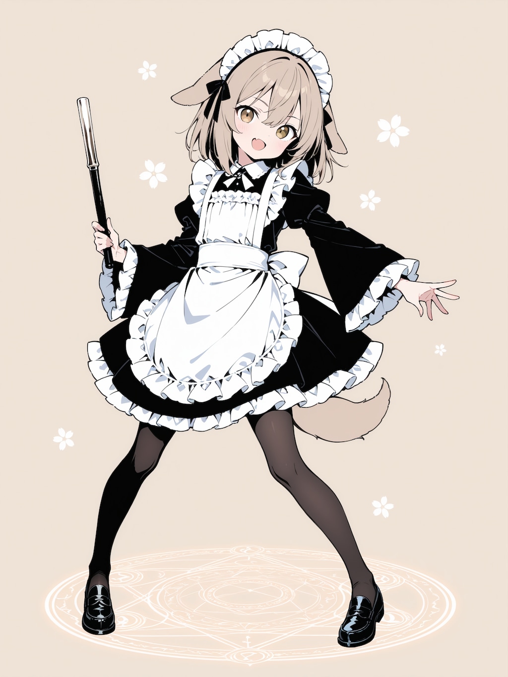 イヌミミロリの魔法使いメイド