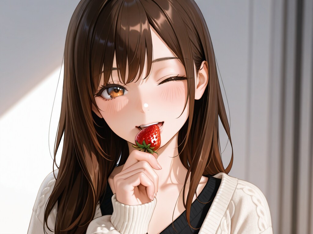 Explain the causal relationship between strawberries and youth.