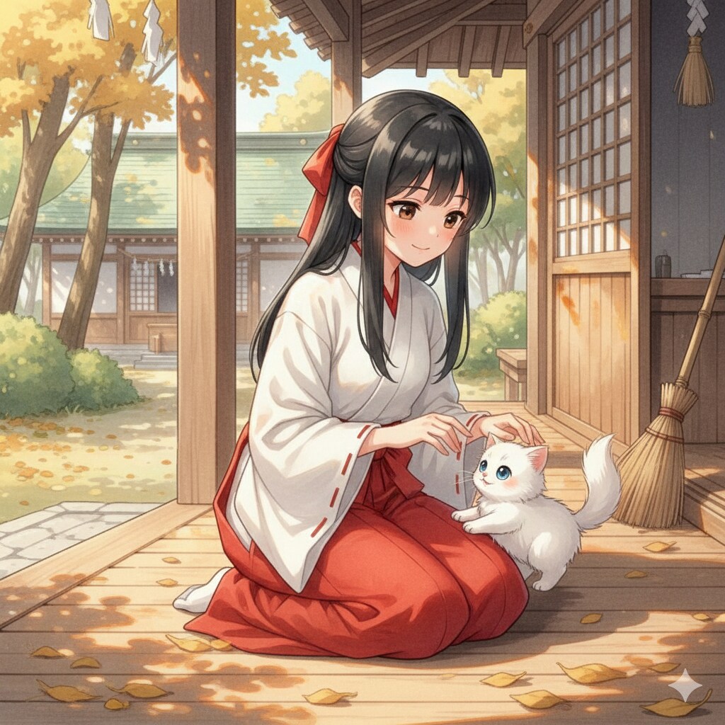 みこさんとねこ