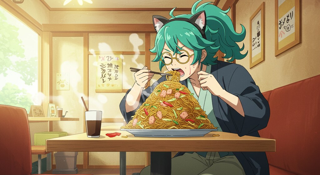 山盛り焼きそば