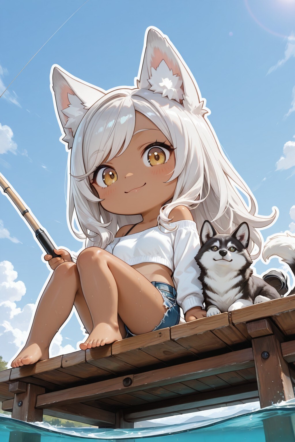 釣れなくても、キミといれば。