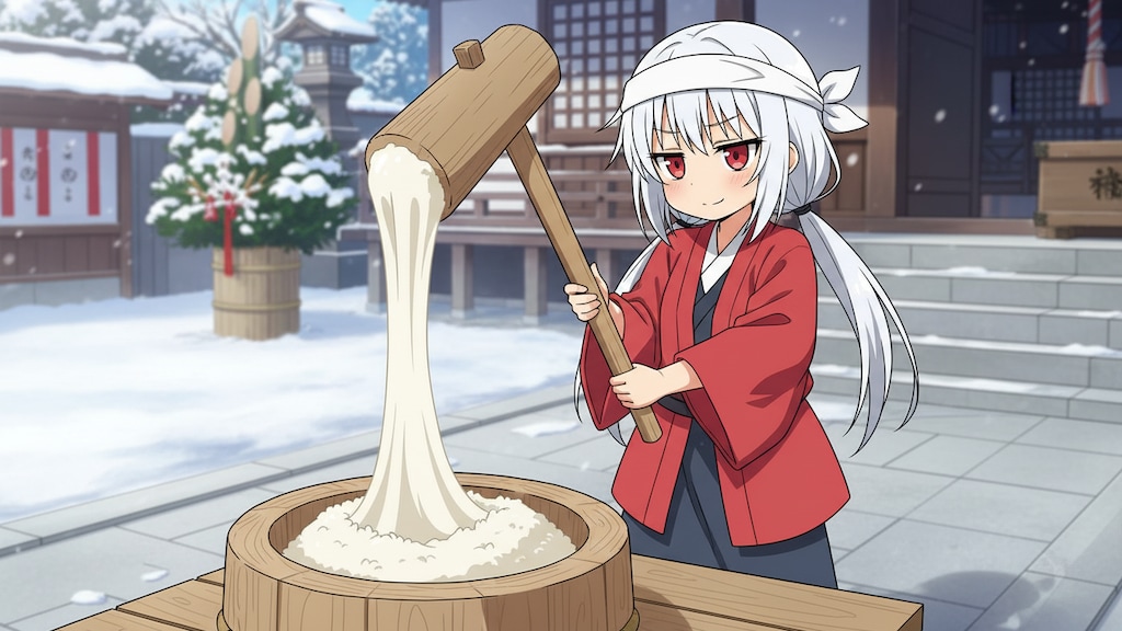 餅つきアイちゃん