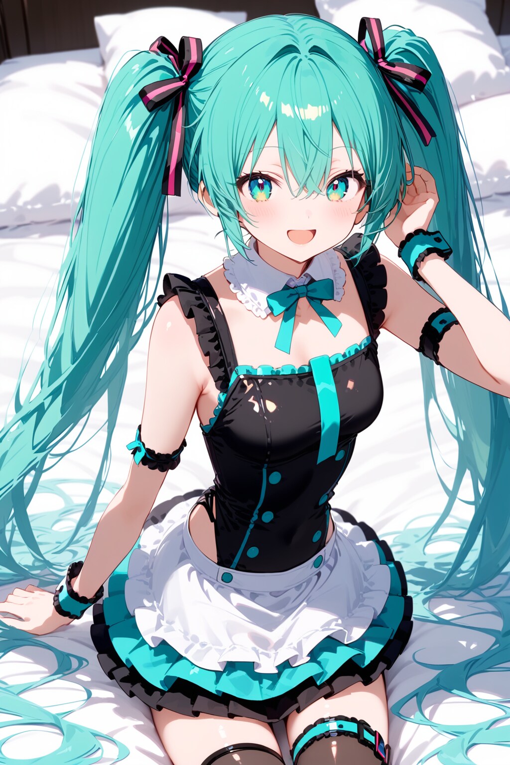 チョコミントカラーミク