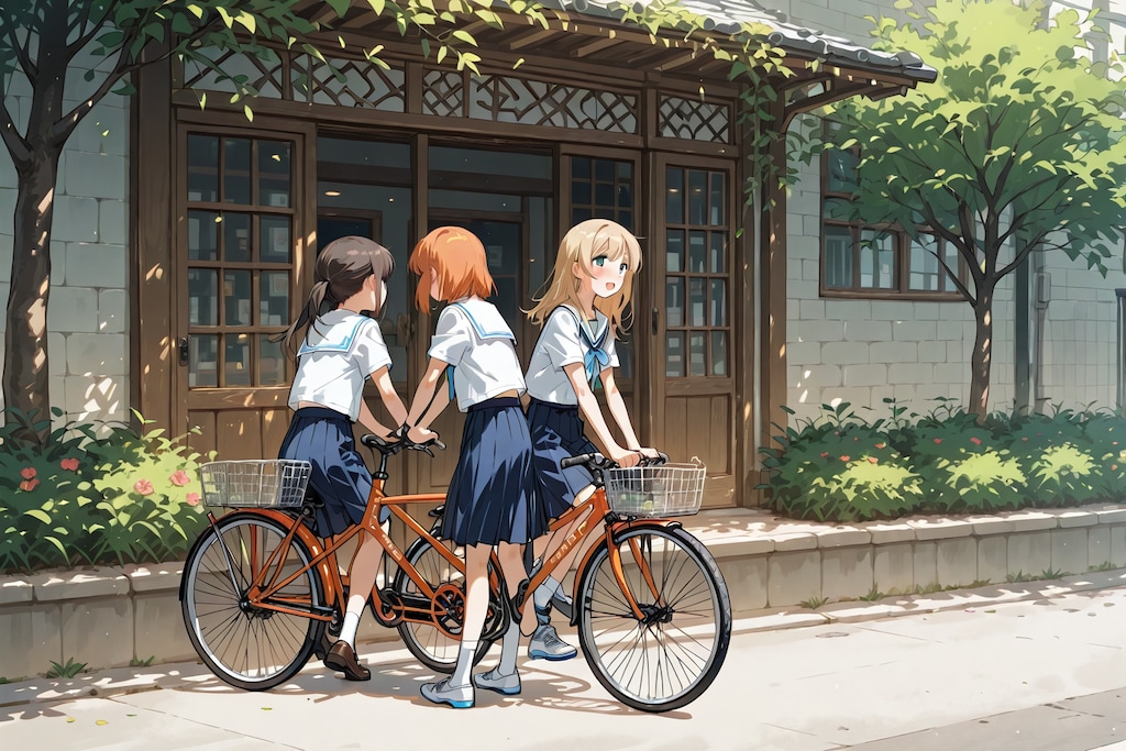 No.245 JKと自転車