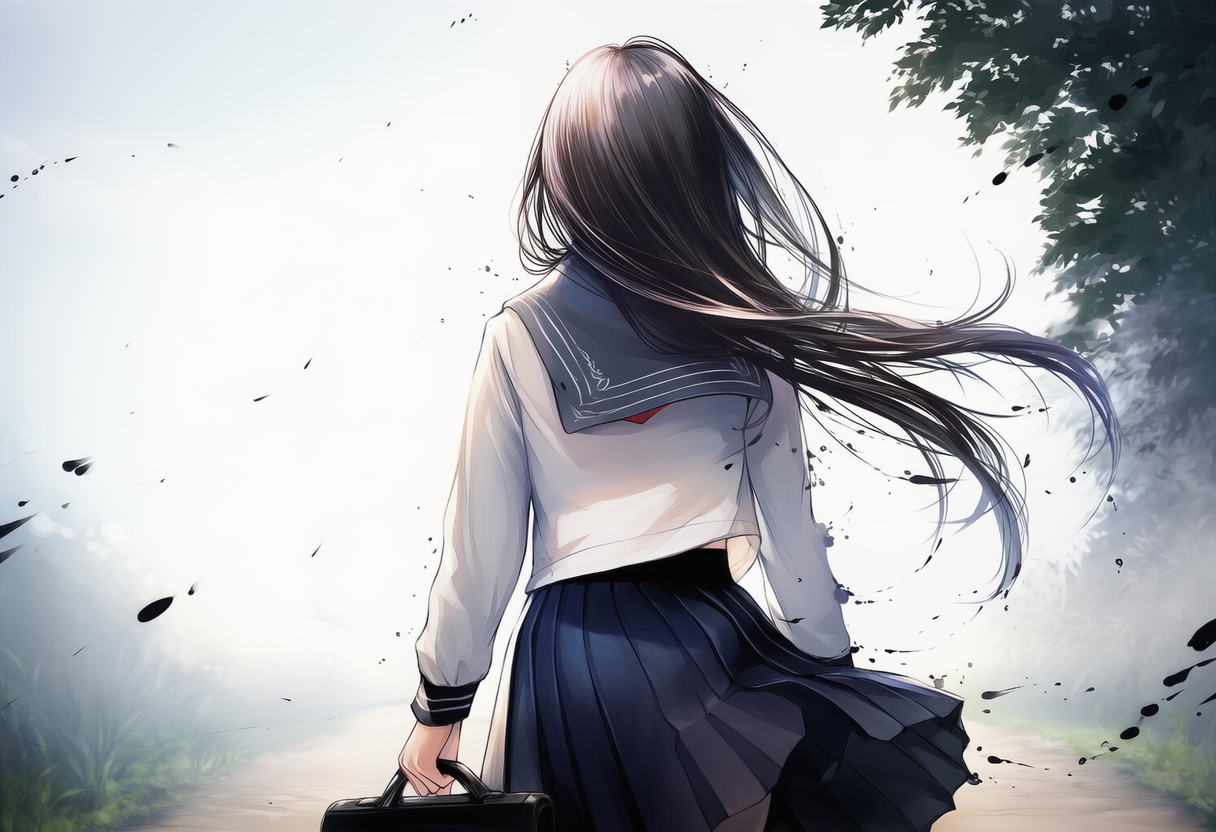 後ろ姿 | の人気AIイラスト・グラビア