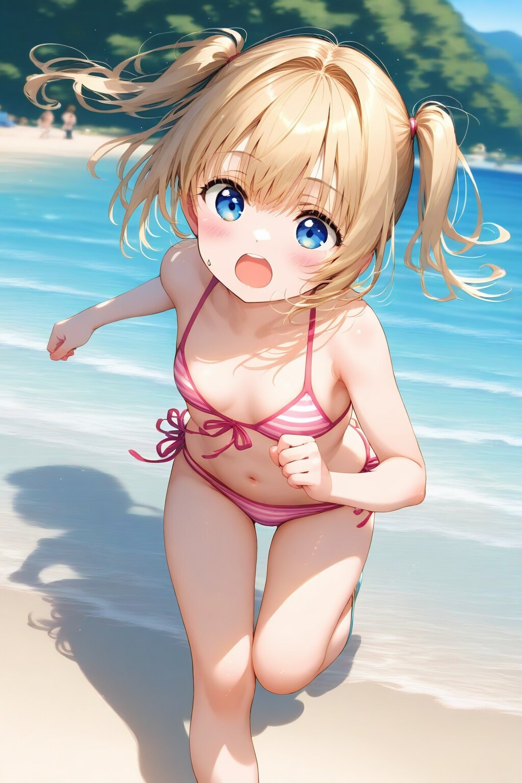 ビーチサイドを走る少女詰め合わせ♪