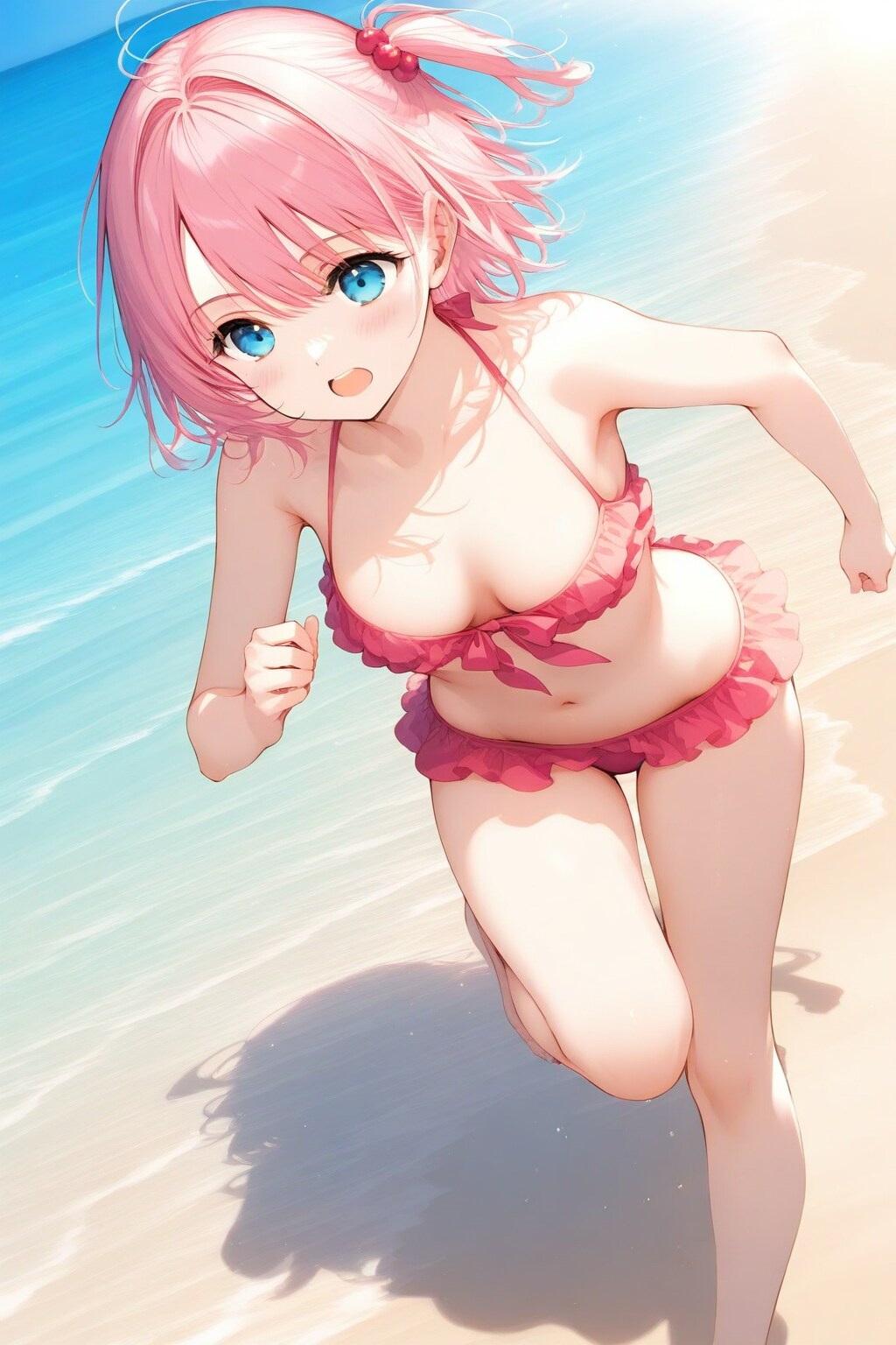 ビーチサイドを走る少女詰め合わせ♪