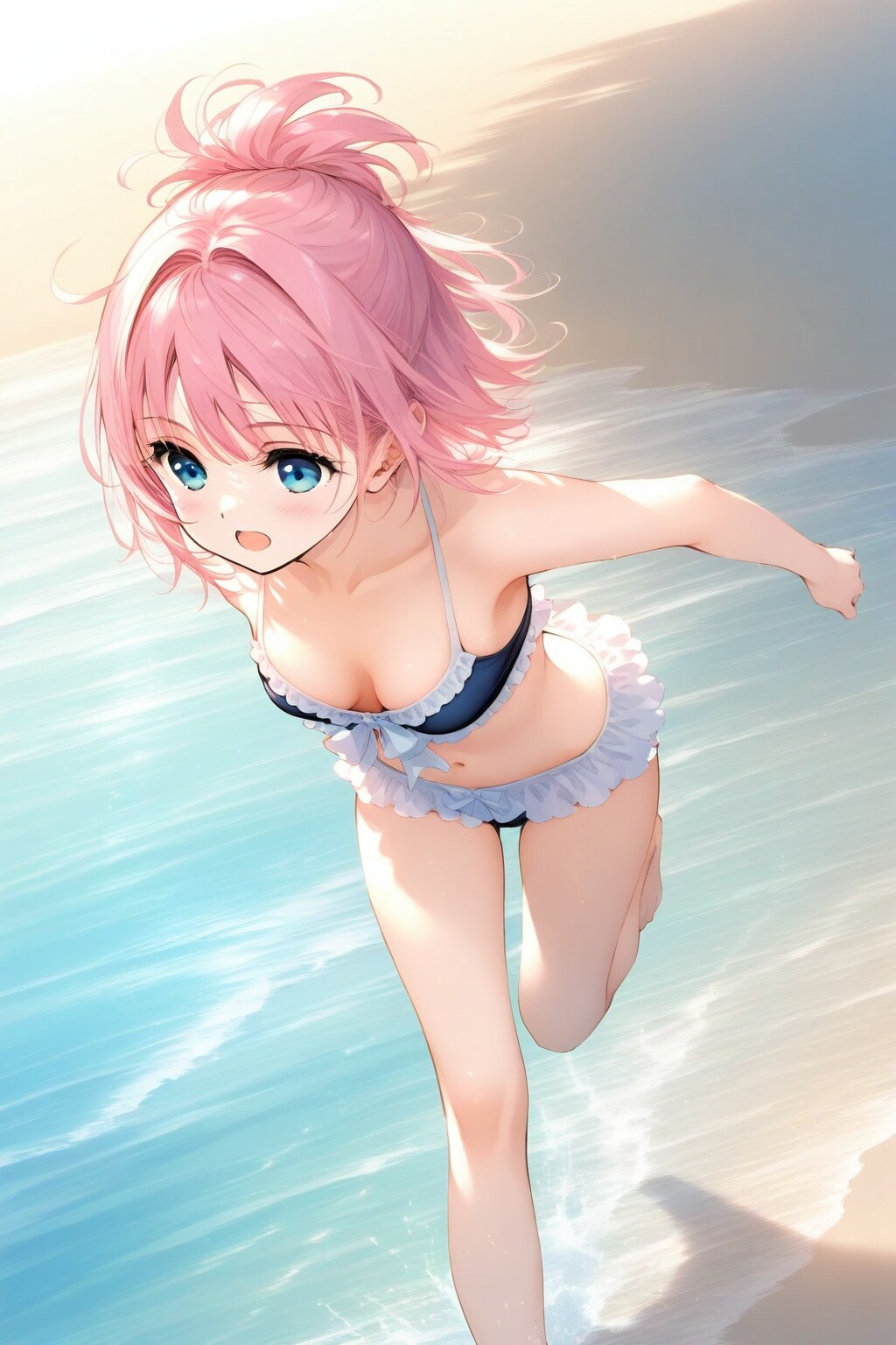 ビーチサイドを走る少女詰め合わせ♪