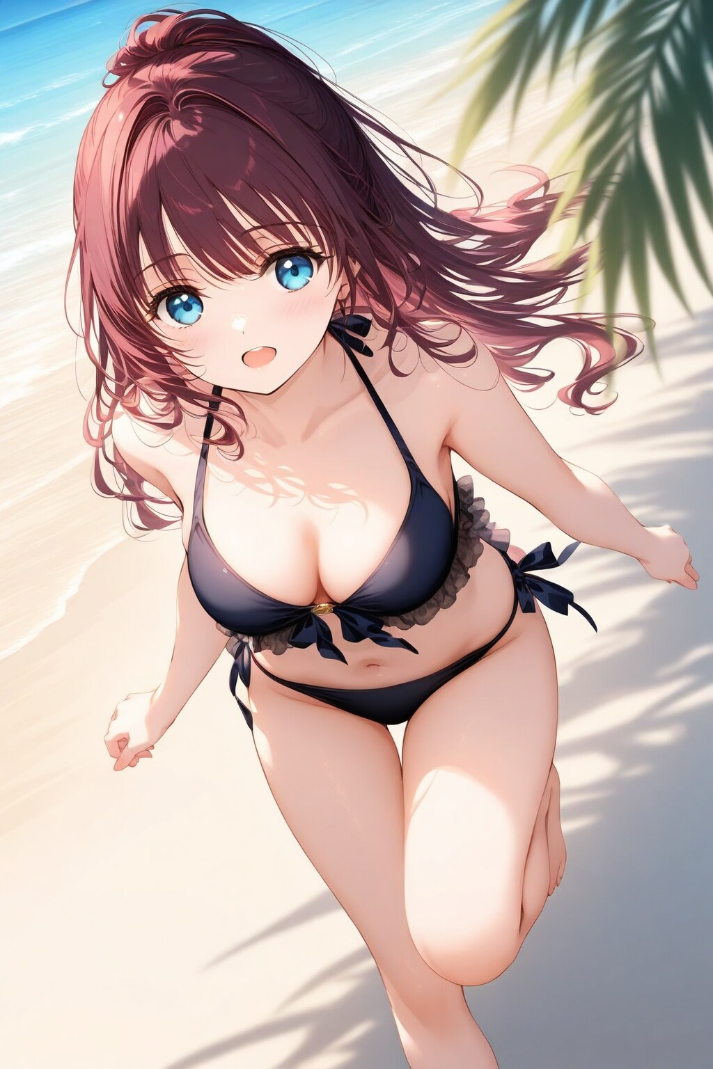 ビーチサイドを走る少女詰め合わせ♪
