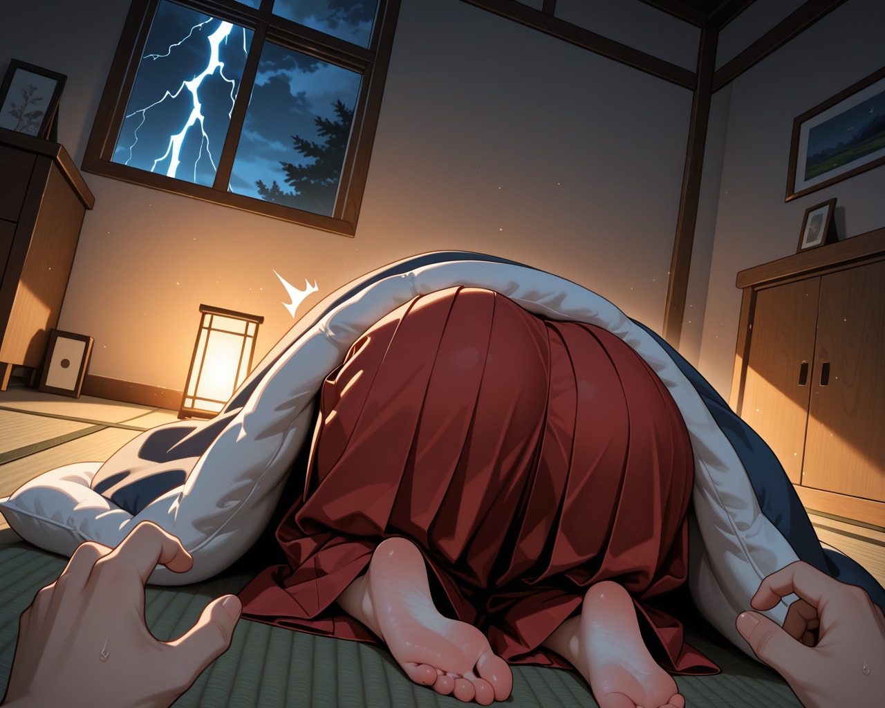 雷怖い・・・