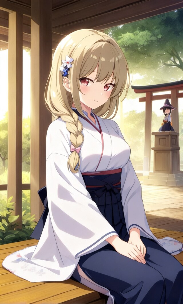 巫女服の女の子