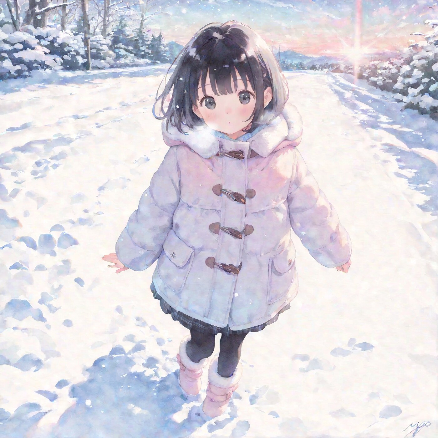 冬の高原2