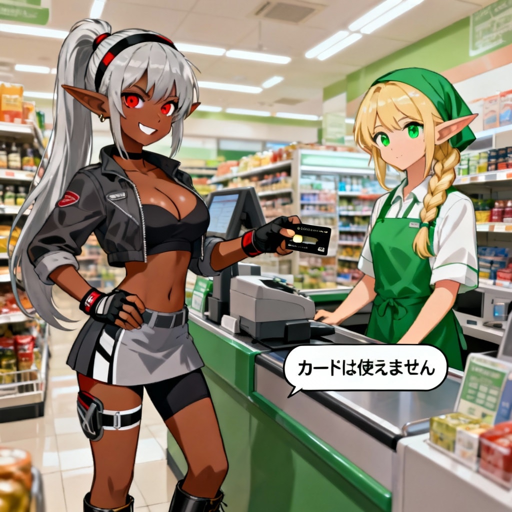 カード使えません