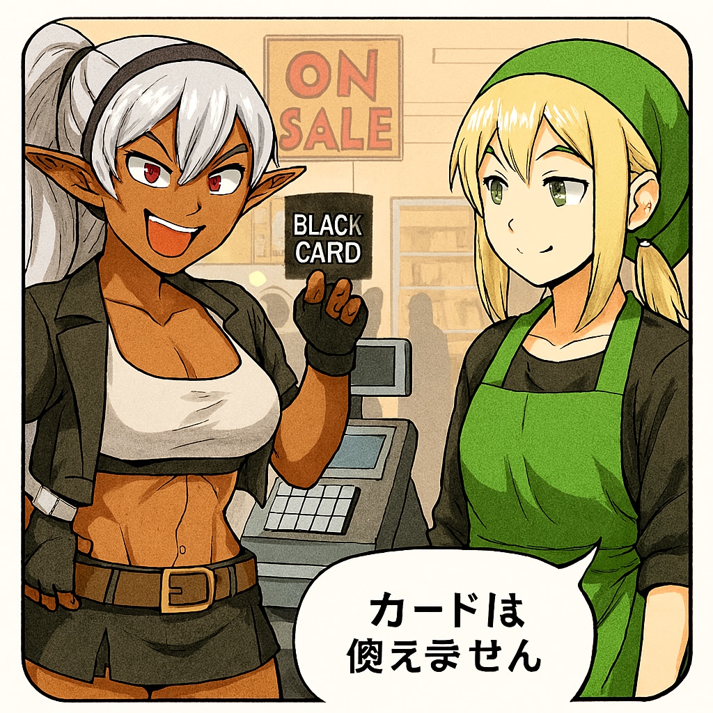 カード使えません