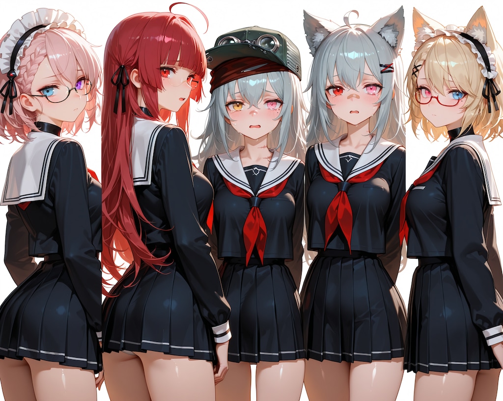 ソシャゲっぽい女の娘たち♪