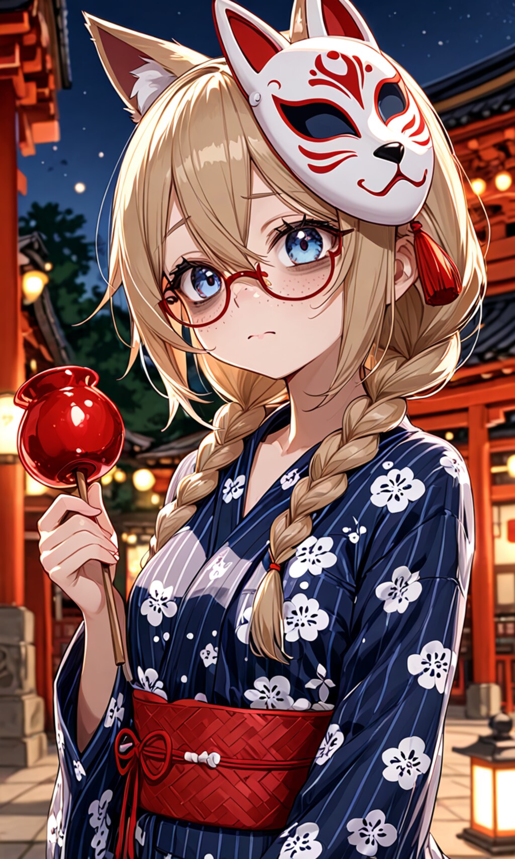 お祭りも…楽しいな…