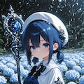 蒼依の紫陽花デコフォト 2枚目