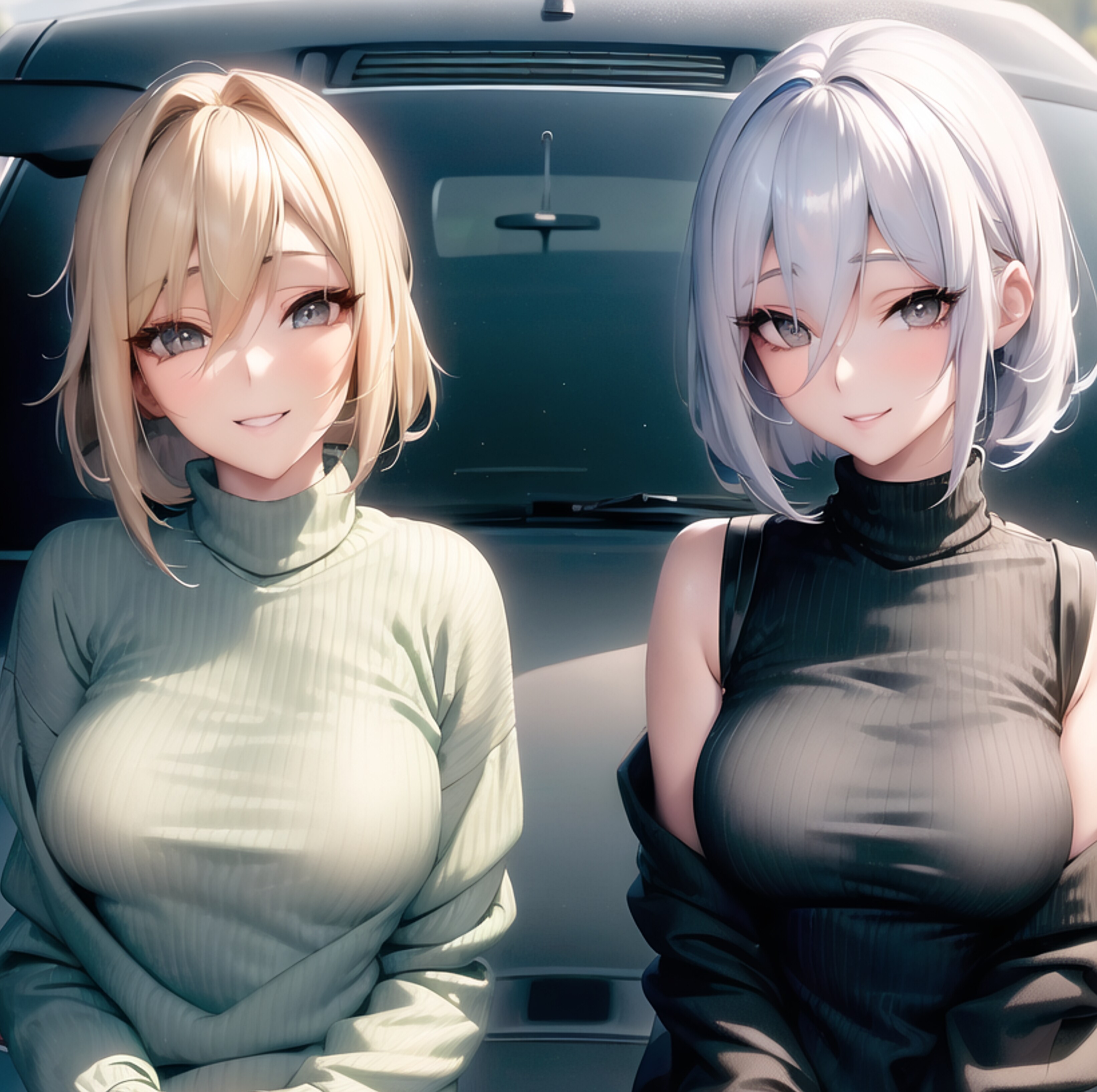 車の影ですからね♪