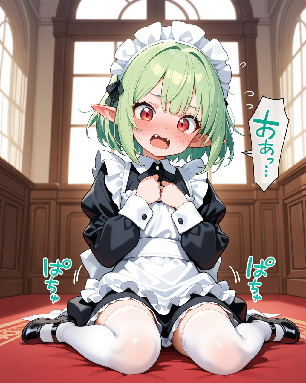 だっ、旦那様っ！！いっ、一体何をっ！？？ | の人気AIイラスト・グラビア