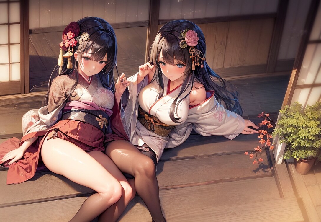 遊郭の出迎え