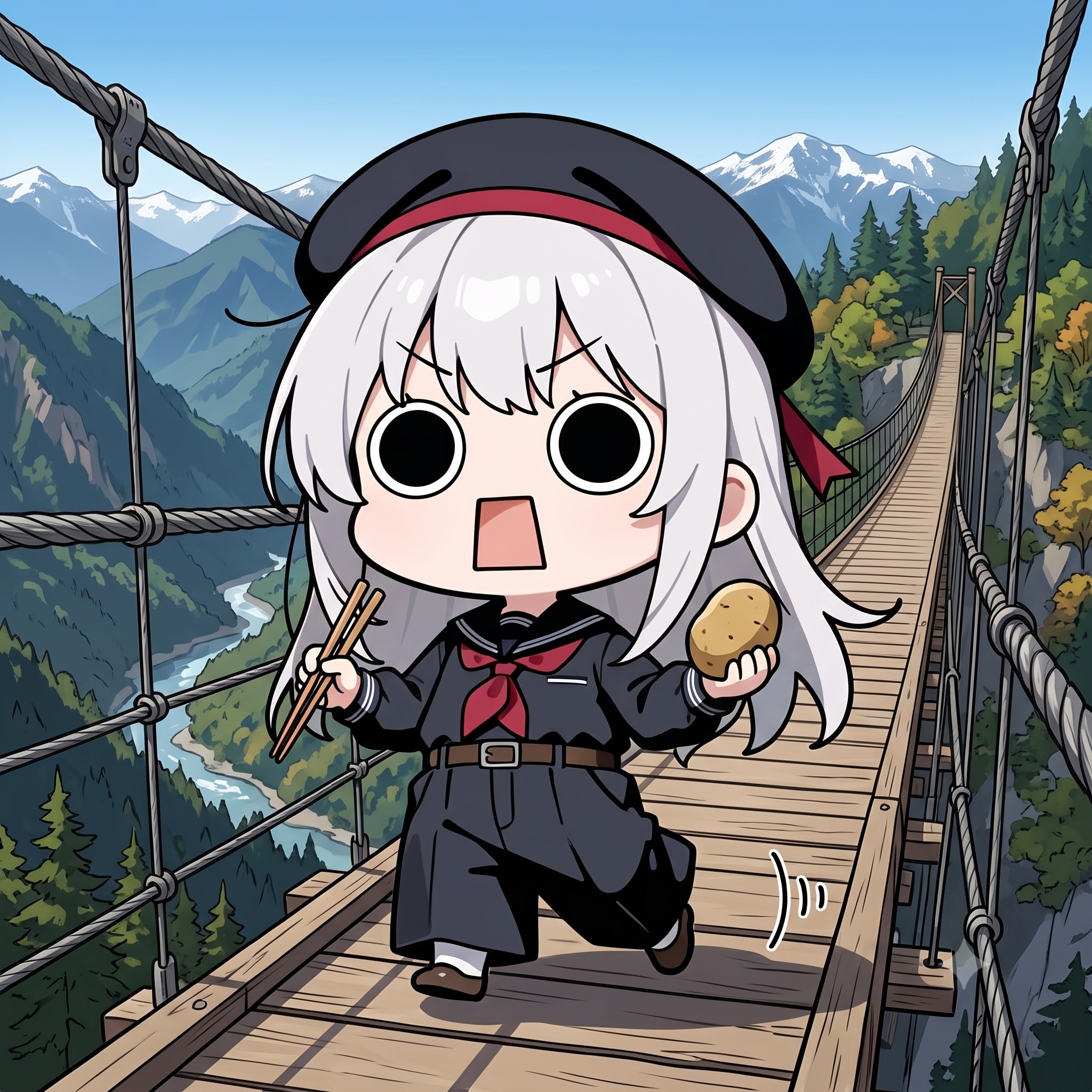 橋の日と箸の日えらいこっちゃ嬢