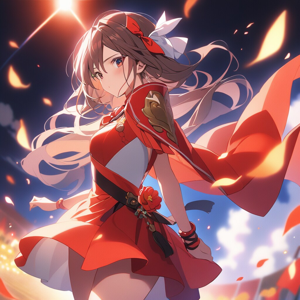 明日も、緋色の風が吹く。 | の人気AIイラスト・グラビア