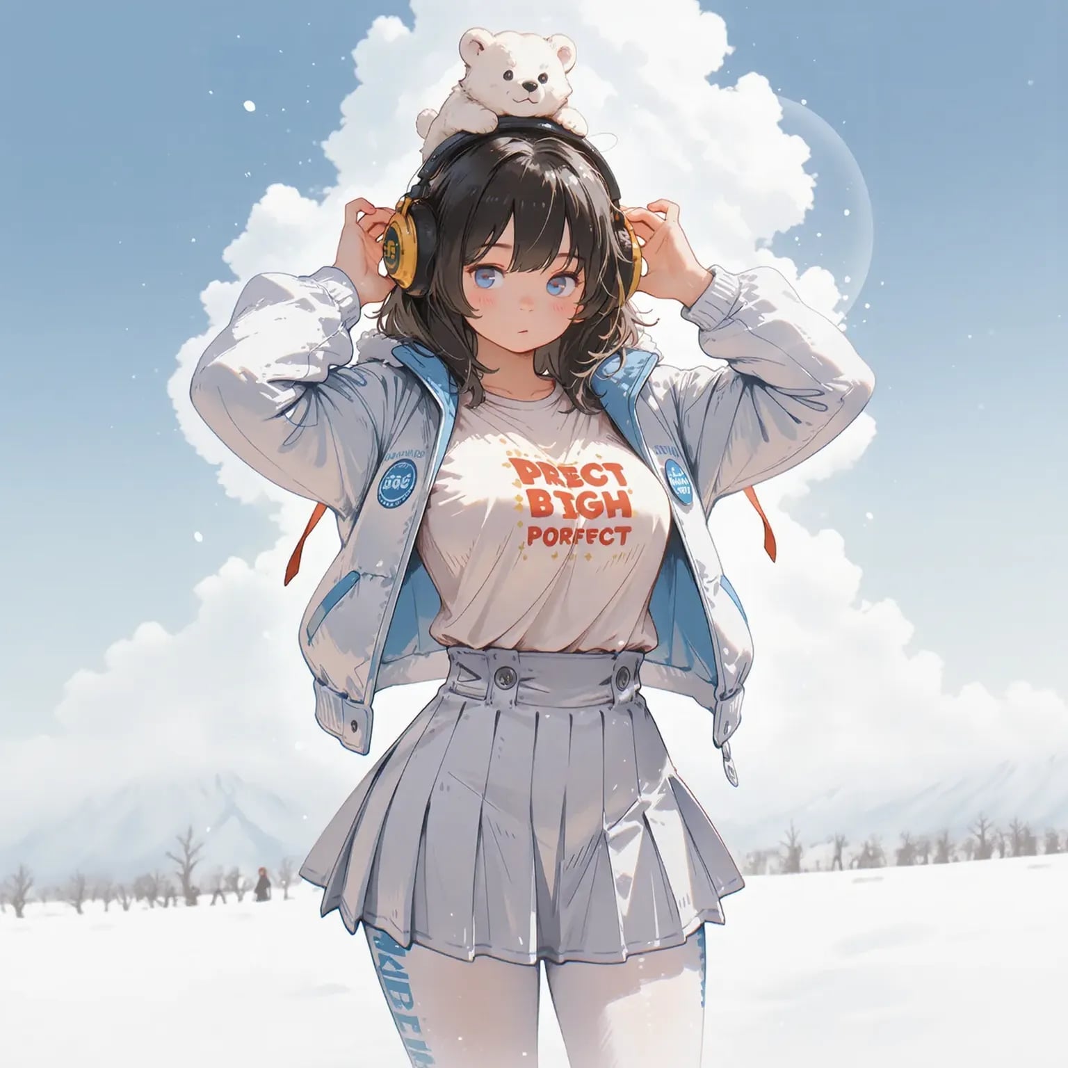 「白熊見たかったなぁ😮‍💨」 | の人気AIイラスト・グラビア