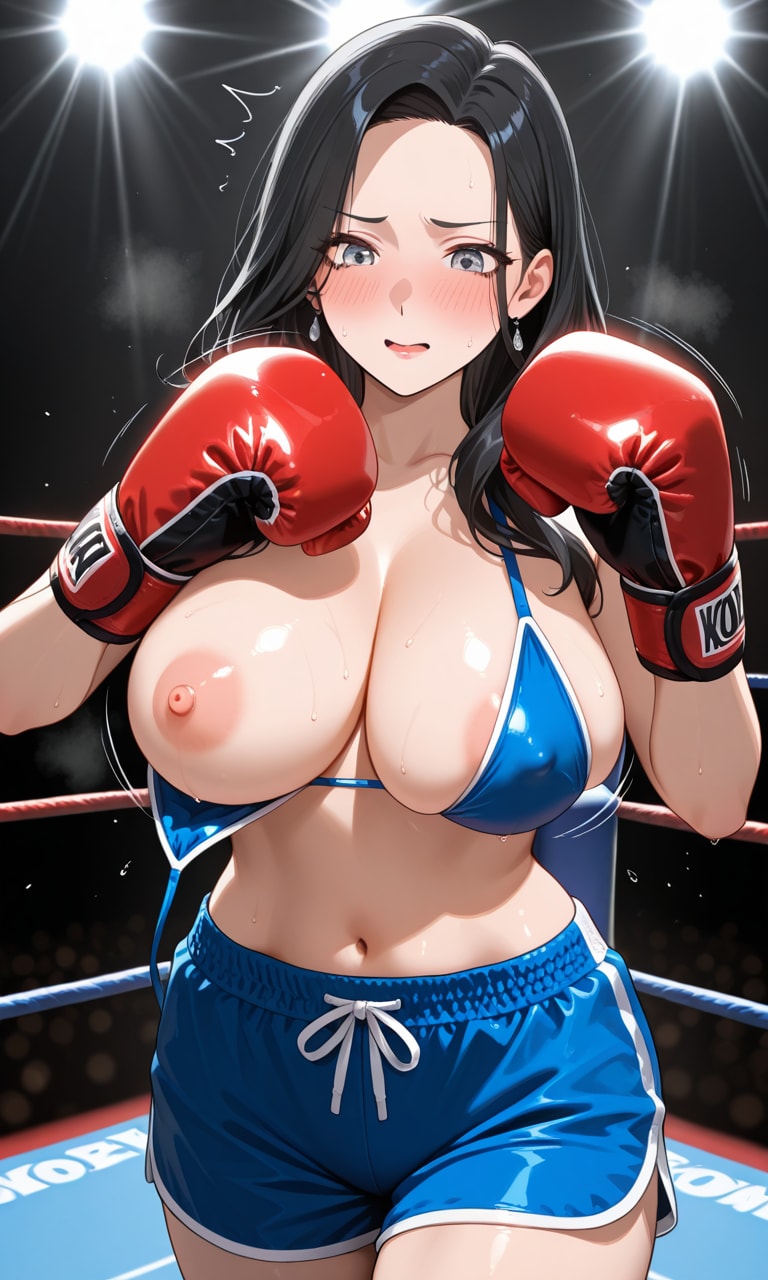 ビキニボクシング　ポロリ