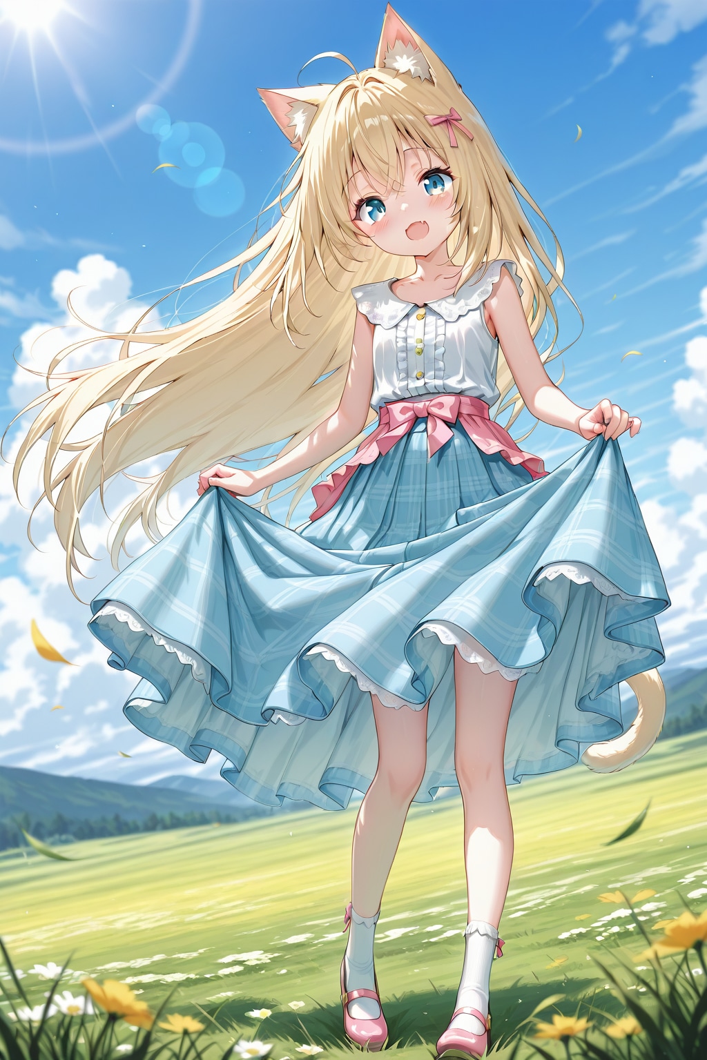 ネコミミロングスカート