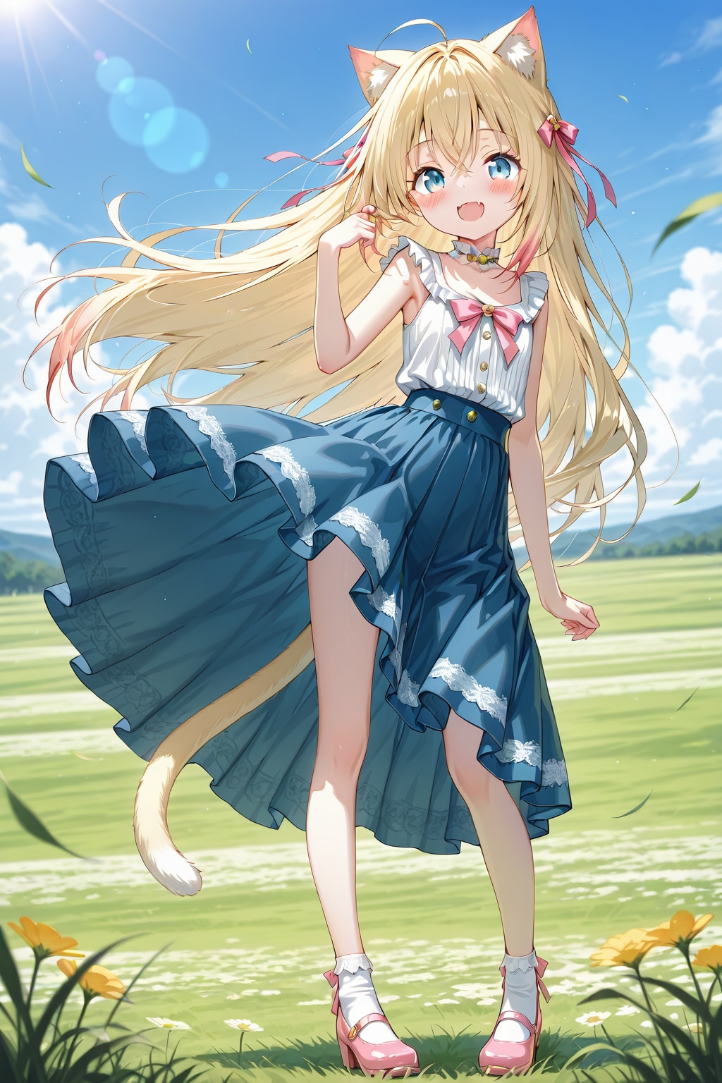 ネコミミロングスカート