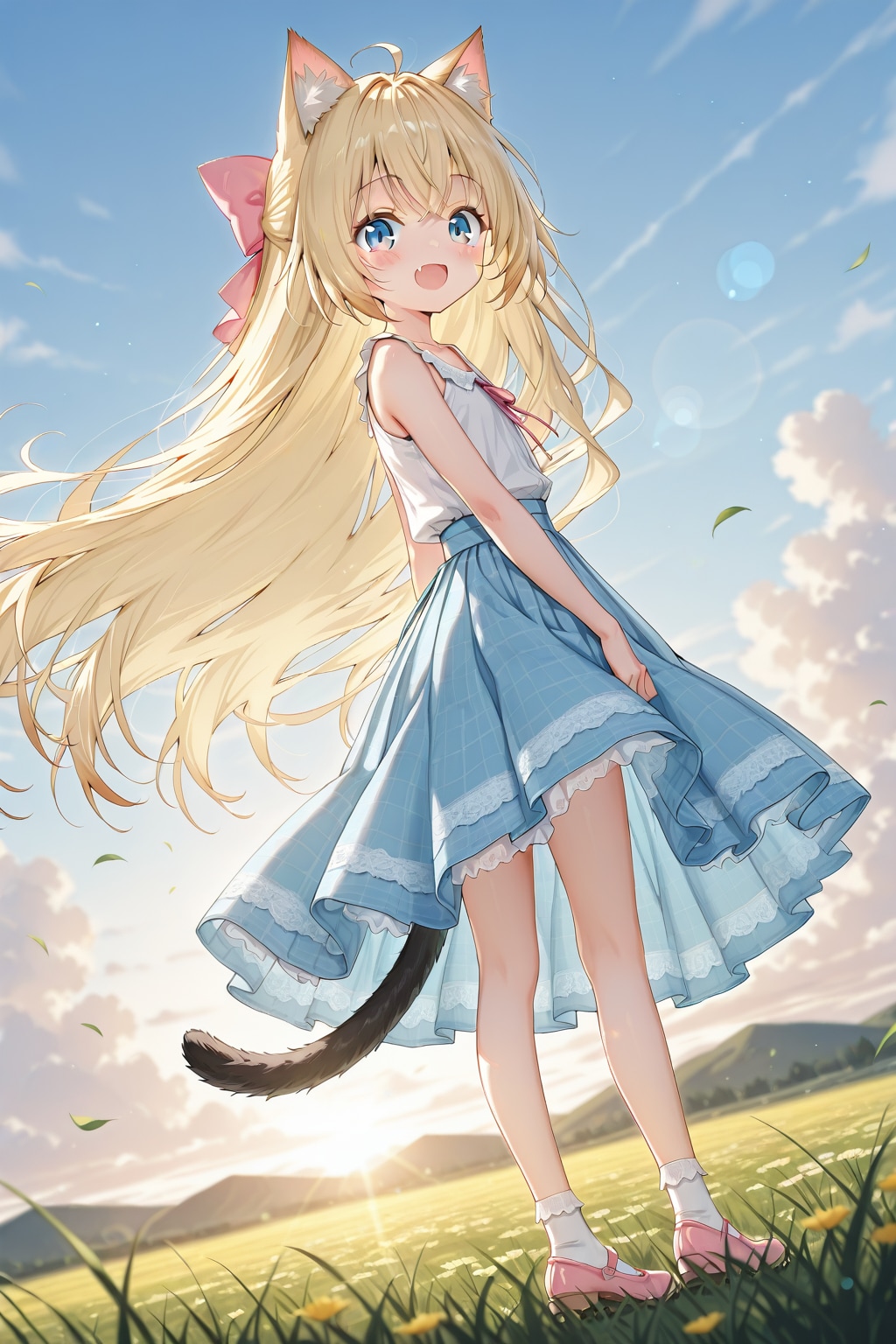 ネコミミロングスカート