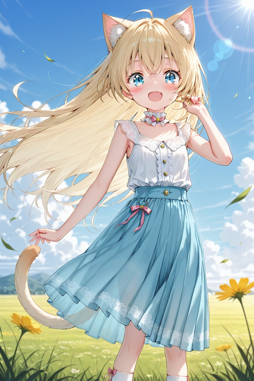 ネコミミロングスカート
