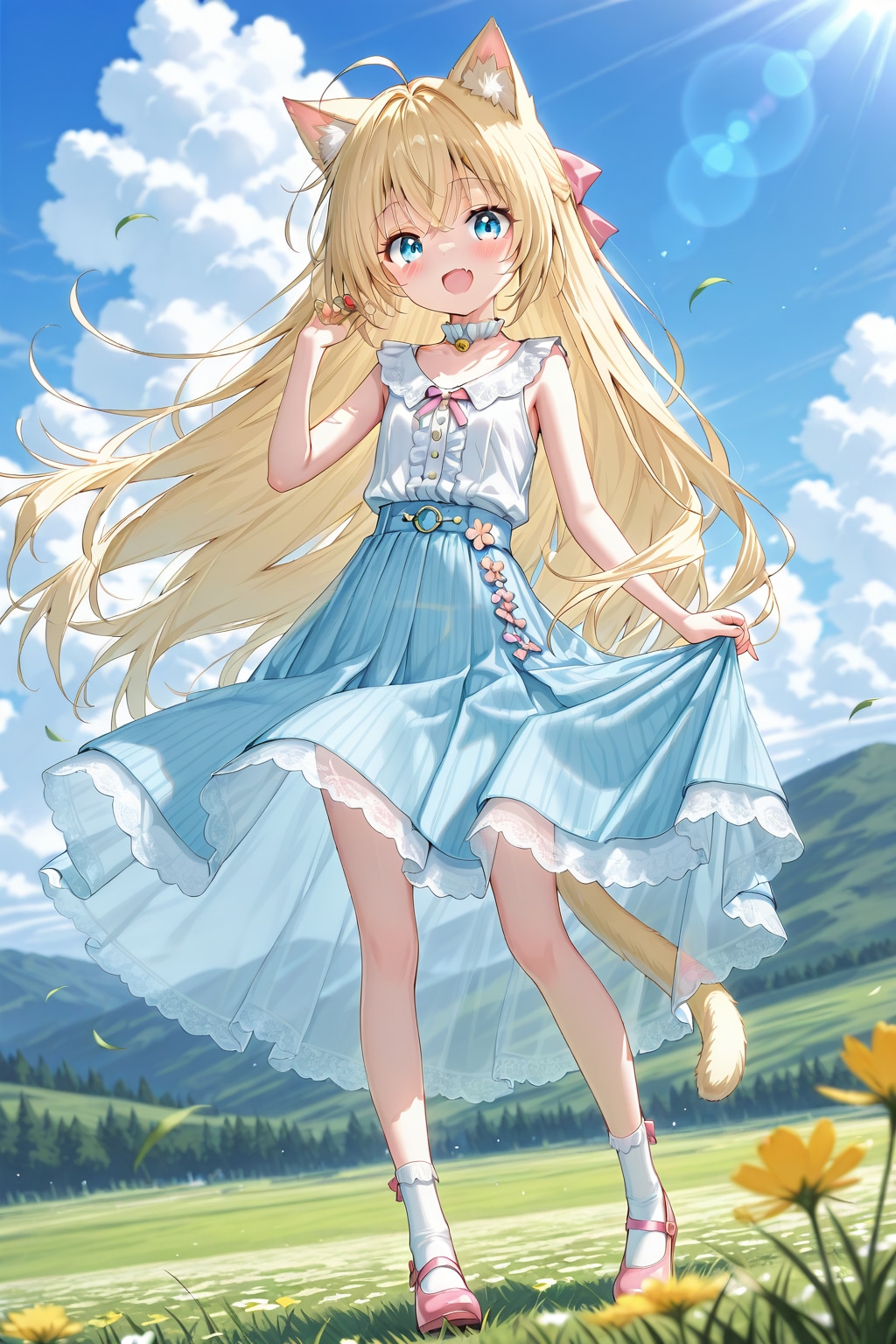 ネコミミロングスカート