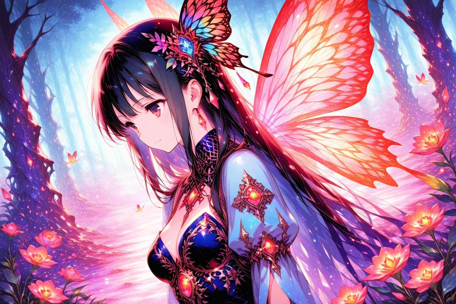 蝶の妖精のGRYPHONちゃん | の人気AIイラスト・グラビア