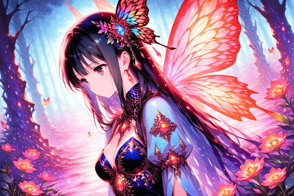 蝶の妖精のGRYPHONちゃん