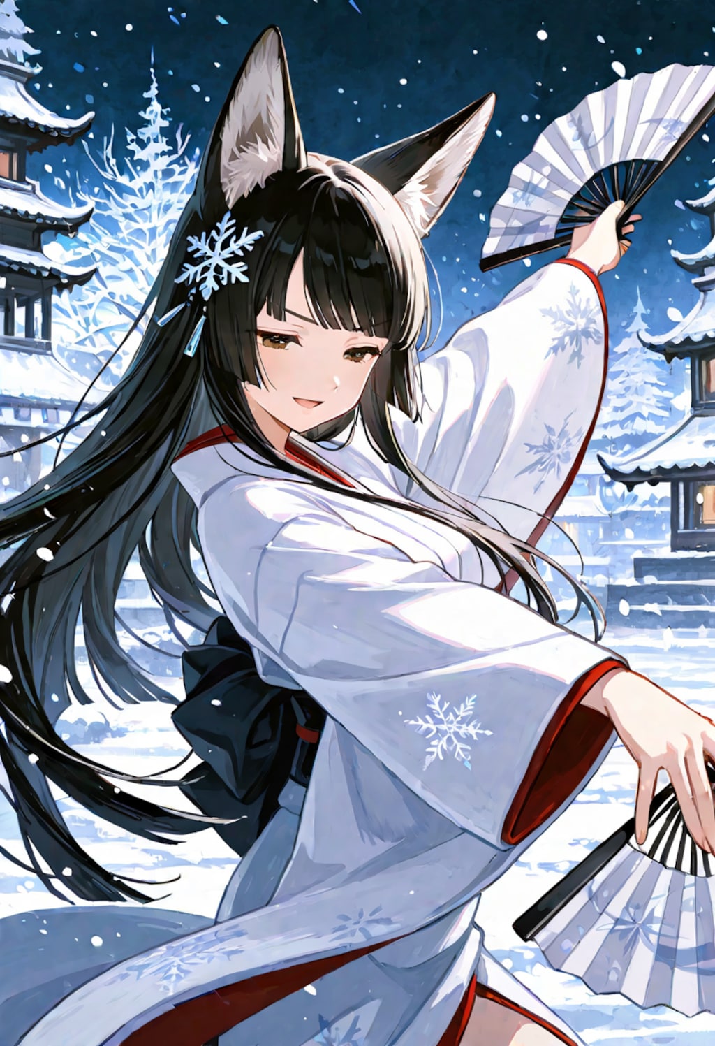 【夢エリ】“哀しみの雪姫”フユツバキ⛄×“陽光の騎士”キサラーヌ🐇  ①