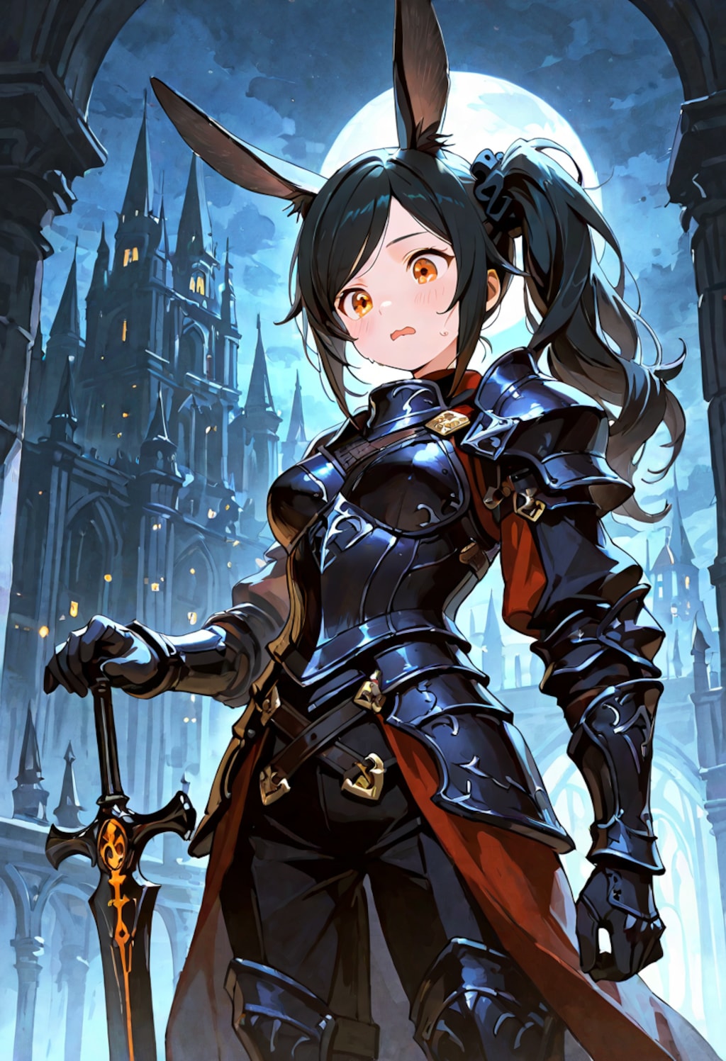 【夢エリ】“哀しみの雪姫”フユツバキ⛄×“陽光の騎士”キサラーヌ🐇  ①