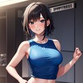 陸上部の女の子 2枚目